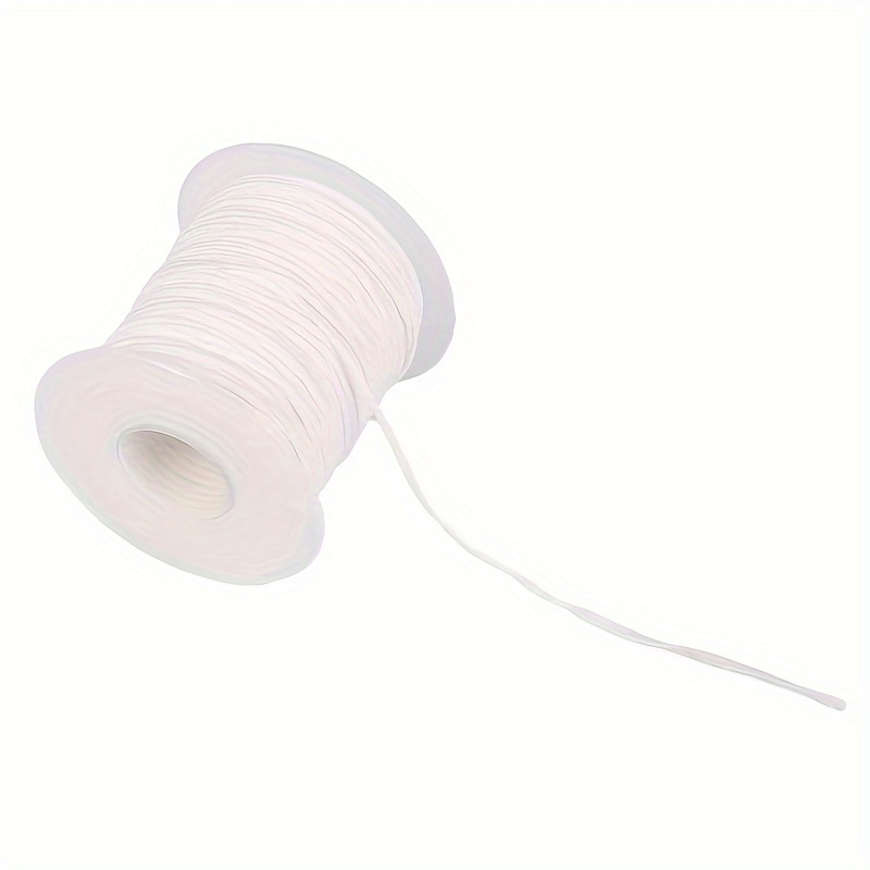  3 PCS 24 PLY Braided Candle Wick Spool 200 Foot Candle Wick  Cotton Candle Wicks Candle Wick Roll For DIY Candle Craft Making White  Woven Candle Wicks For Candle Making