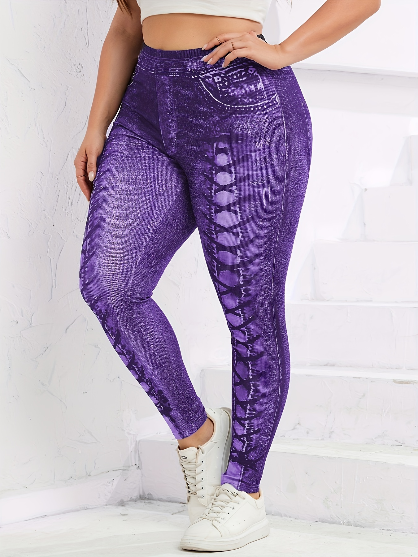 TALA Zinnia High Waisted Leggings In Purple Exclusive To ASOS for
