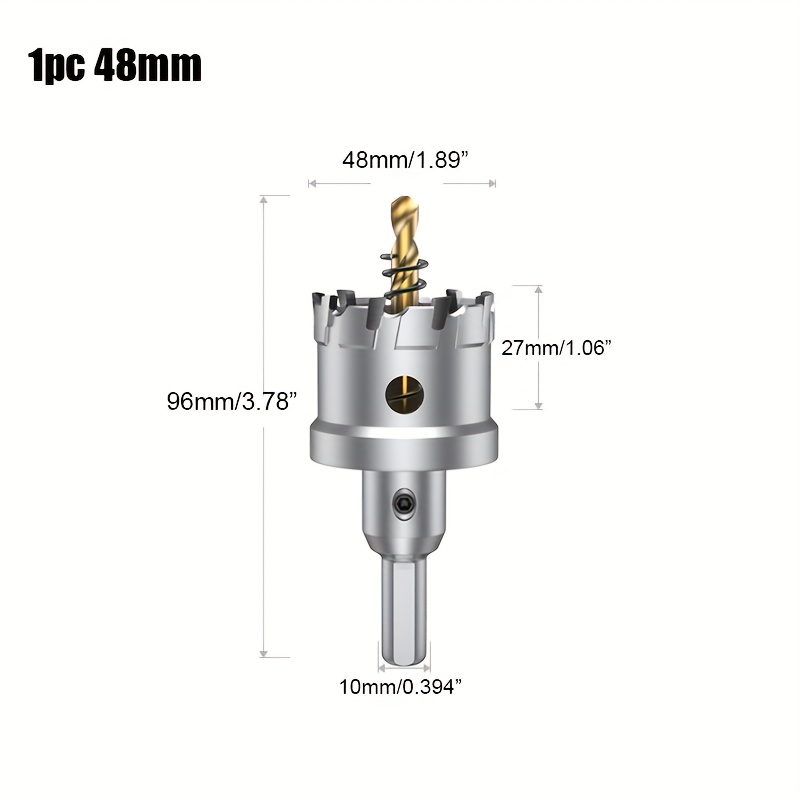 Sheet metal deals drill hole cutter