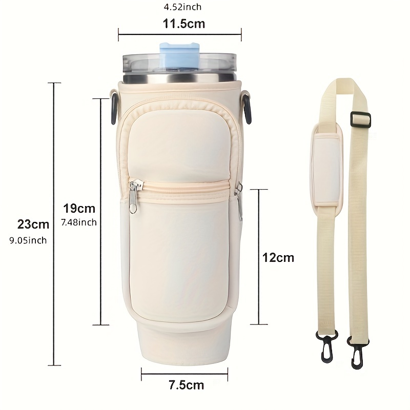 NeoSleeve 40oz: Adjustable Shoulder Strap Tumbler Holder For