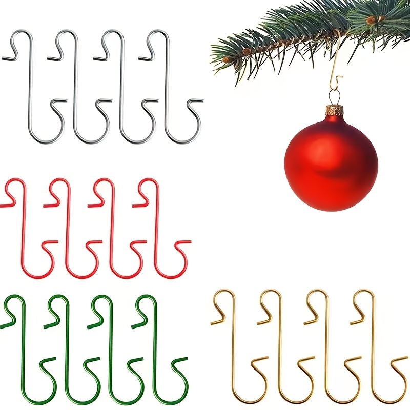 Mini Plastic S shaped Hook Christmas Tree Decoration Hook - Temu
