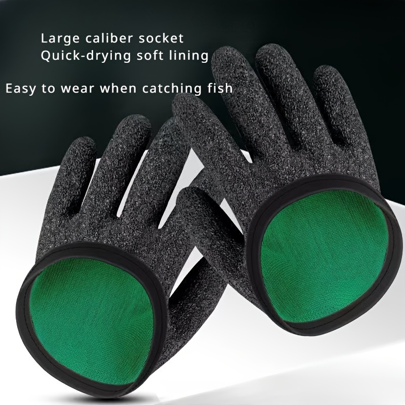 Professional Catch Fish Gloves Anti slip Fishing Gloves - Temu Oman