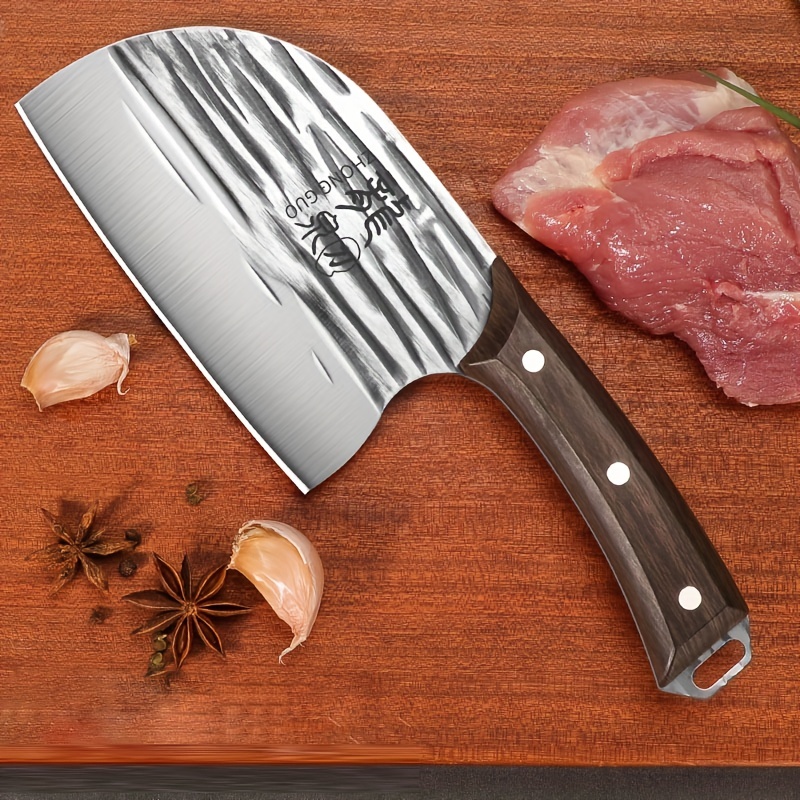 Plys Heavy Duty Chopping Knife, Durable Sharp Meat Knife Meat Cleaver For  Meat Vegetable Bone Cutting - Temu