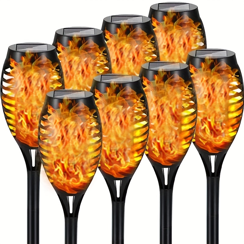 

Solar Flame Light Outdoor, Waterproof 12leds Torches Landscape Lamp For Outdoor Courtyard Garden Yard, Induction Torch Lamp, Halloween Decorations Lights Outdoor, Halloween Lights - 1/2/4/6/8pcs