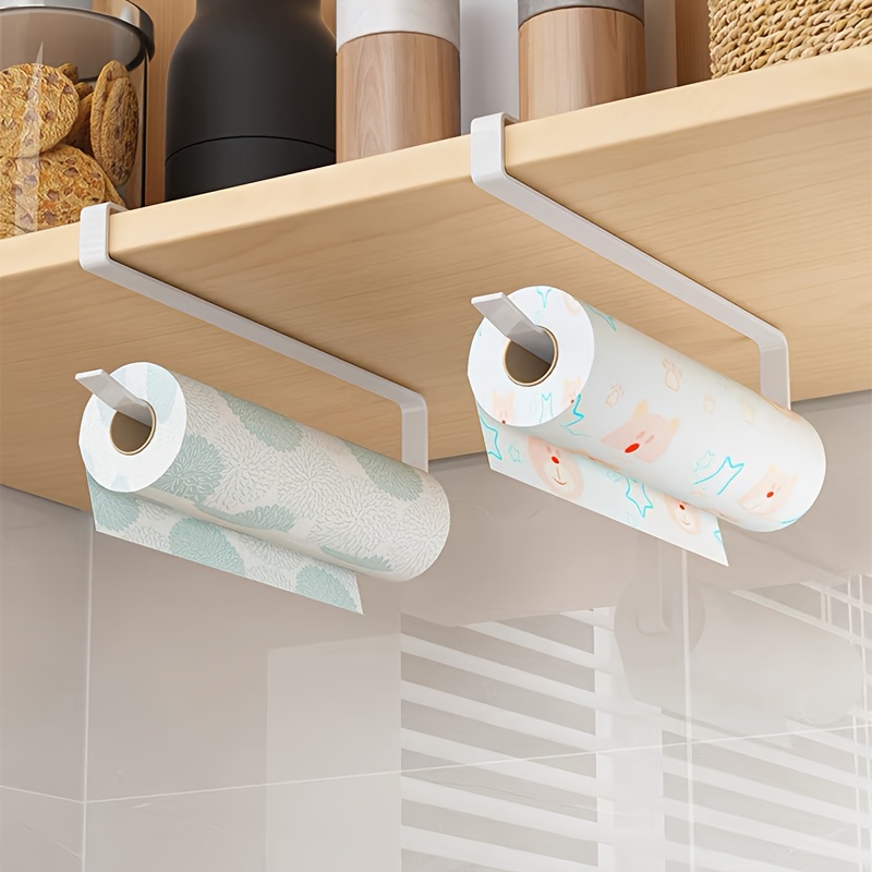 1pcs Nail Free Paper Towel Holder Kitchen Towel Holder Wall Mount
