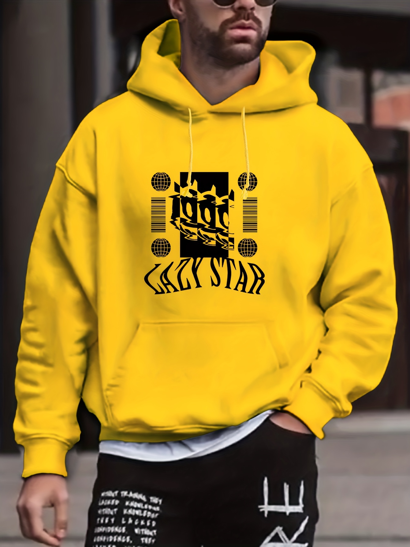 Lazy deals hoodie yellow