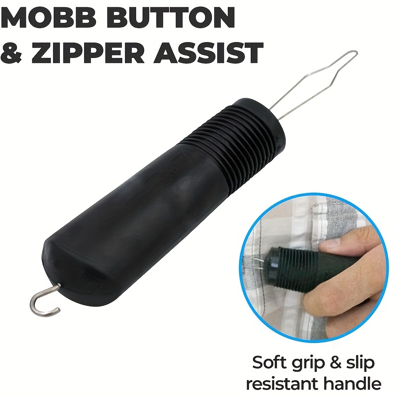 Button Hook and Zipper Pull Helper,Button Assist Device Helper Tool-One  Hand Dressing Aids for Easy Button,Shirt Button Hook Tool - Gift for  Disabled