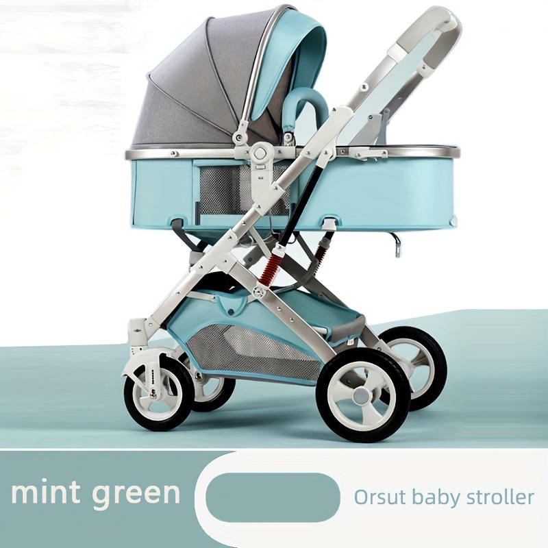 Luxury Baby Stroller for Baby Boy 3 In 1 Stroller High Landscape