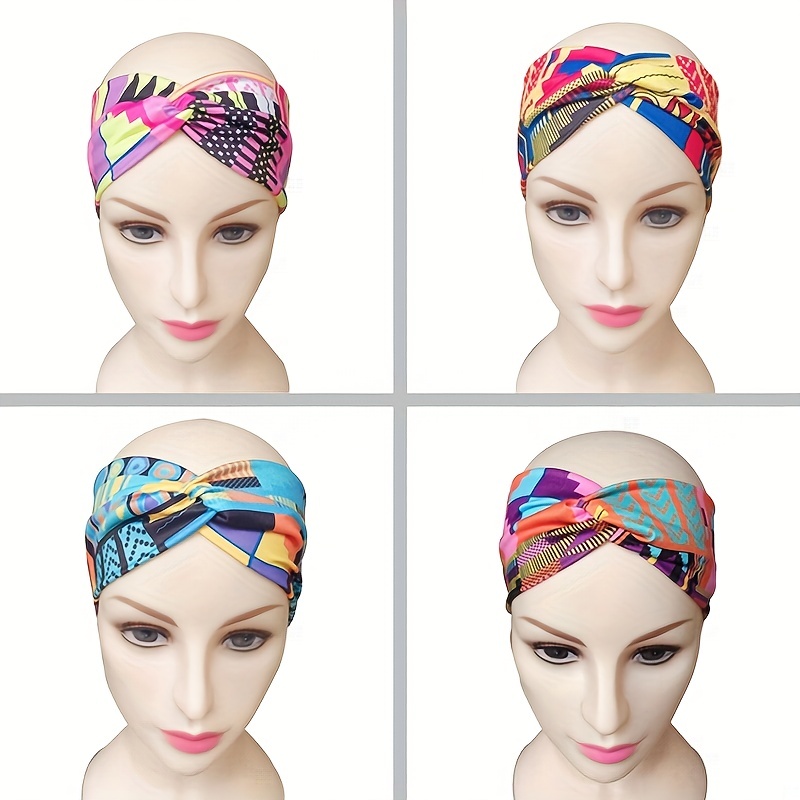 Stay Stylish Sporty: Boho Elastic Headband Outdoor - Temu