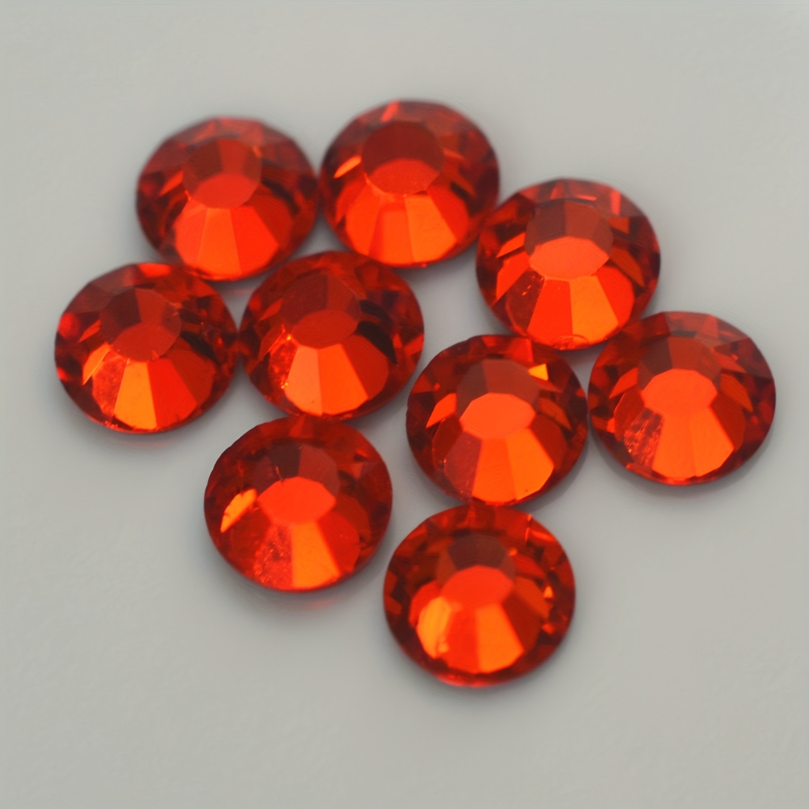 2088 Charming Siam Hotfx Rhinestones Red Ornament Decorations Flatback  Glass DIY Crafts Iron On Diamond For Dress Clothing - AliExpress