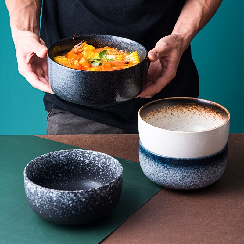 1 Bol Ramen Japonais En Céramique, Bol À Pâtes, Bol À Soupe À La Viande, Bol
