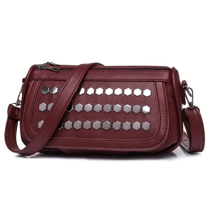 Burberry Studded Leather Crossbody Bag