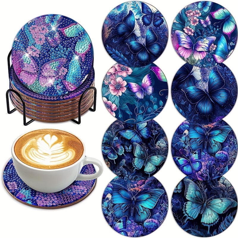 Mystical Sun Moon Diamond Art Painting Coasters Kits With - Temu