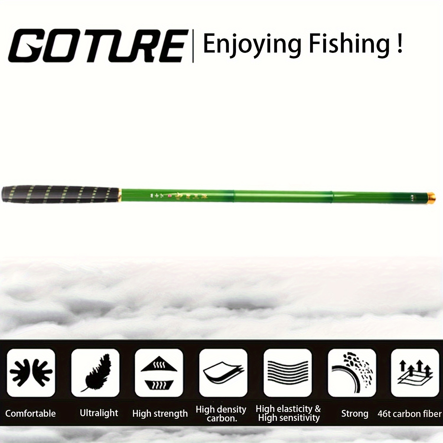 Portable Telescopic Fishing Rod Collapsible Trolling Fishing - Temu United  Kingdom