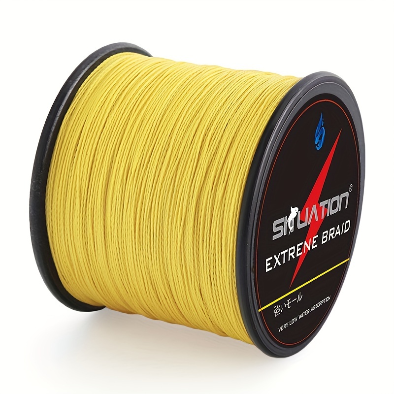  Super Strong Braided Fishing Line - 4 Strands Multifilament Pe Fishing  Line - Abrasion Resistant Braided Lines – Incredible Super Power line 10LB-133LB,  110 Yards-1100 Yards : Sports & Outdoors