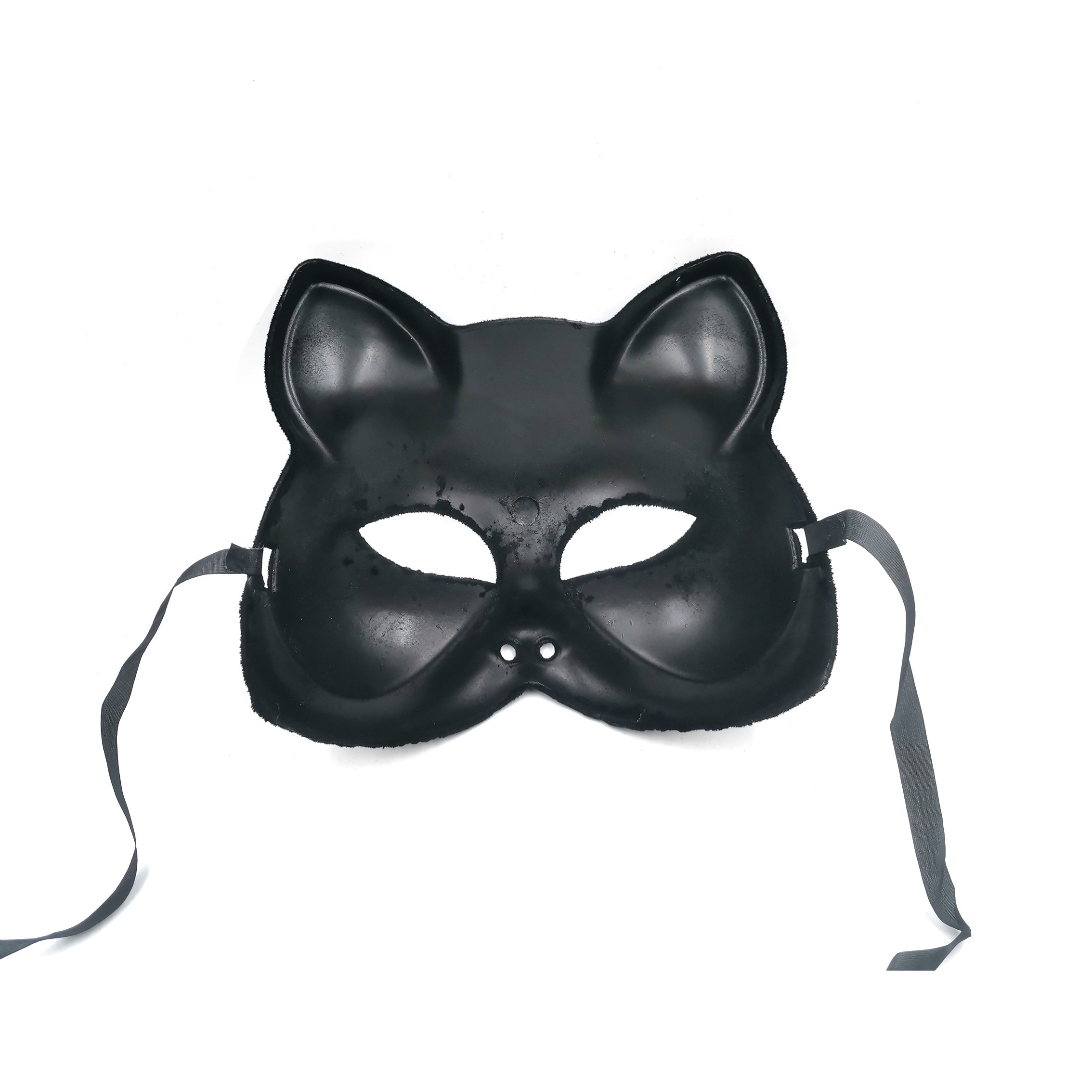 Máscara Animales Simulados Halloween Máscara Media Cara Gato - Temu