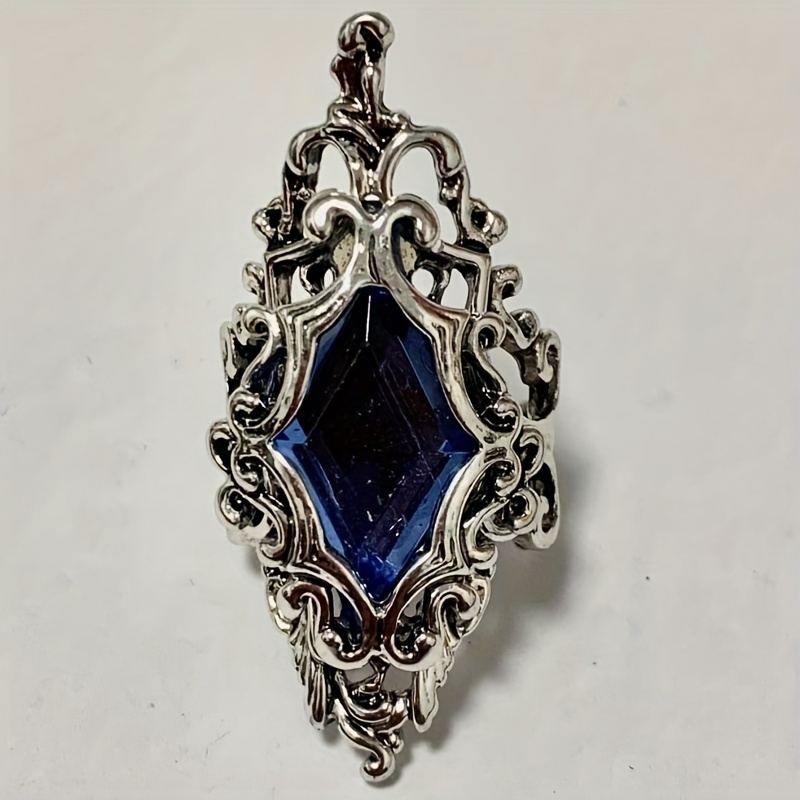 Men's Vintage Aquamarine Ring