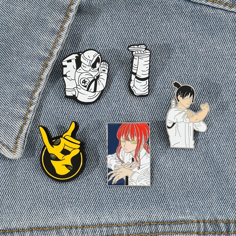 1pc Anime Series Brooch European And American Anime Peripheral Marchima  Hayakawa Akio Astronaut Doujin Metal Drip Oil Badge Backpack Clothing  Accessories Small Gift - Clothing, Shoes & Jewelry - Temu
