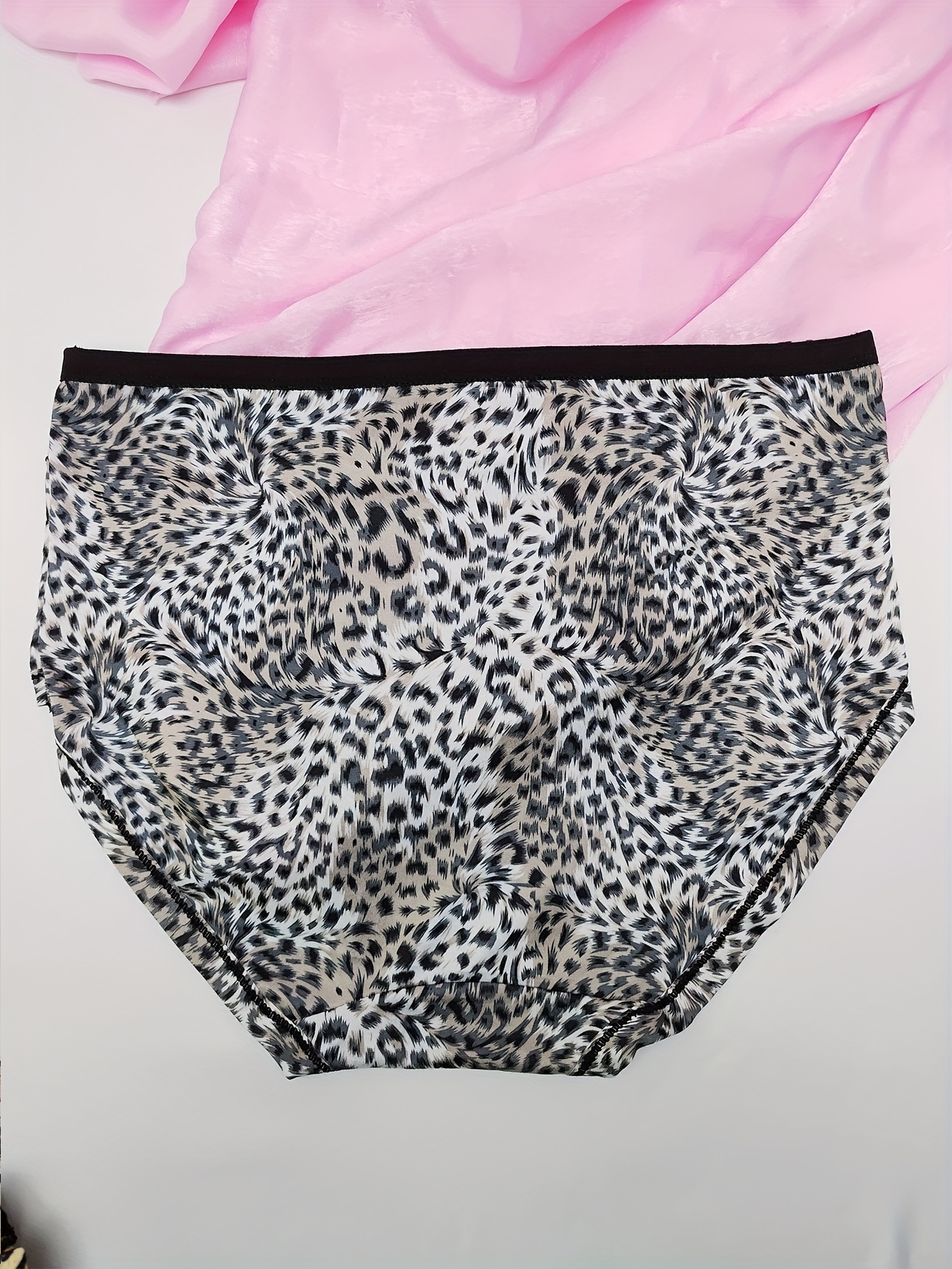 Plus Size Sexy Panties Set Women's Plus Leopard Print - Temu Australia