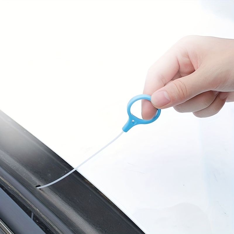 1pc Flexible Auto Sunroof & Windshield Drain Cleaning Tool - Slim, Long Tube Brush for Efficient Hair and Debris Removal, Perfect for Car AC Lines, Skylights, and More - Durable PVC Material with Easy-Grip Handle, Windshield Cleaner