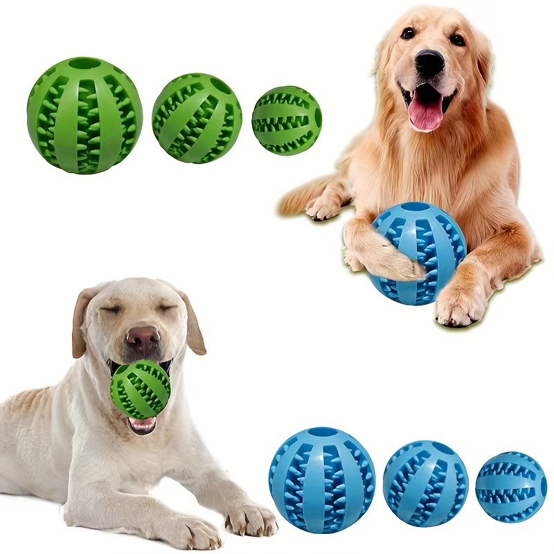 Ipetboom Pelotas de goma de fútbol para mascotas, 6 unidades, para perros,  masticar con sonido para perros, pelotas para perros para buscar pequeños