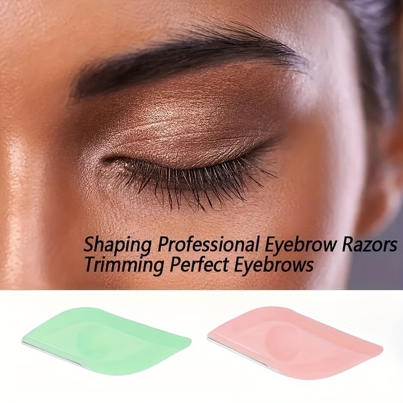 Portable Leaf Shaped Eyebrow Razor For Women Dermaplaning Tool