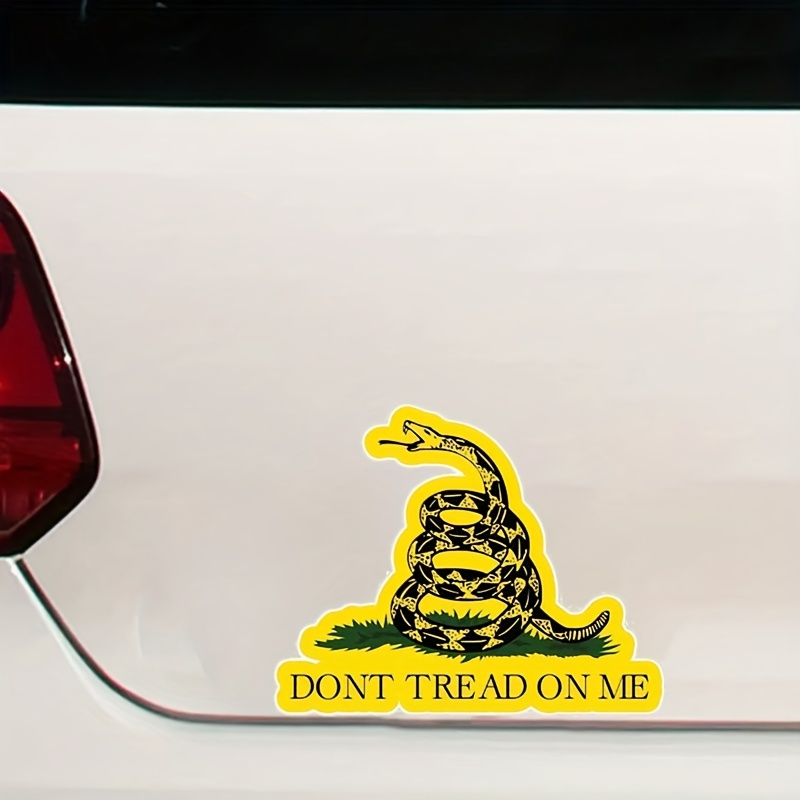 Dont tread on me deals car sticker