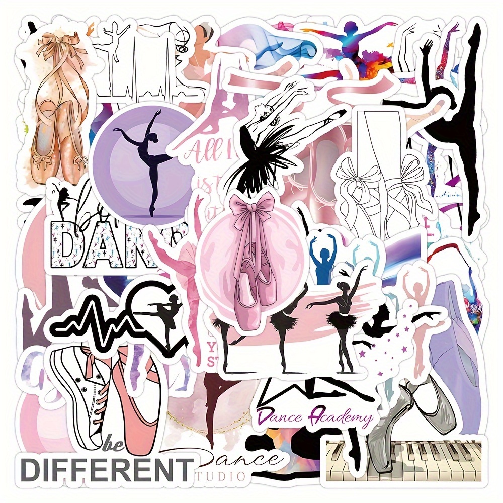 Dance Stickers Vinyl Waterproof Stickers Decorative Stickers - Temu