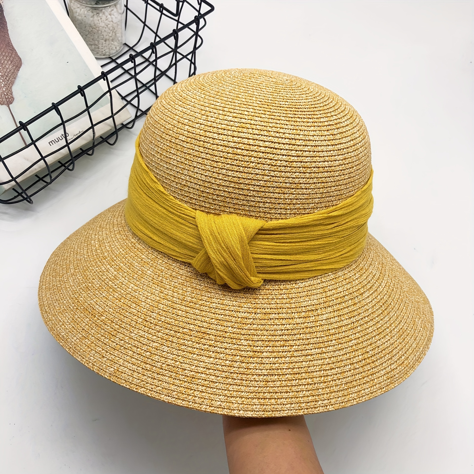 Women's Summer Sun Hat - Wide Brim for Trendy Style and Sun Protection on Vacation and Beach