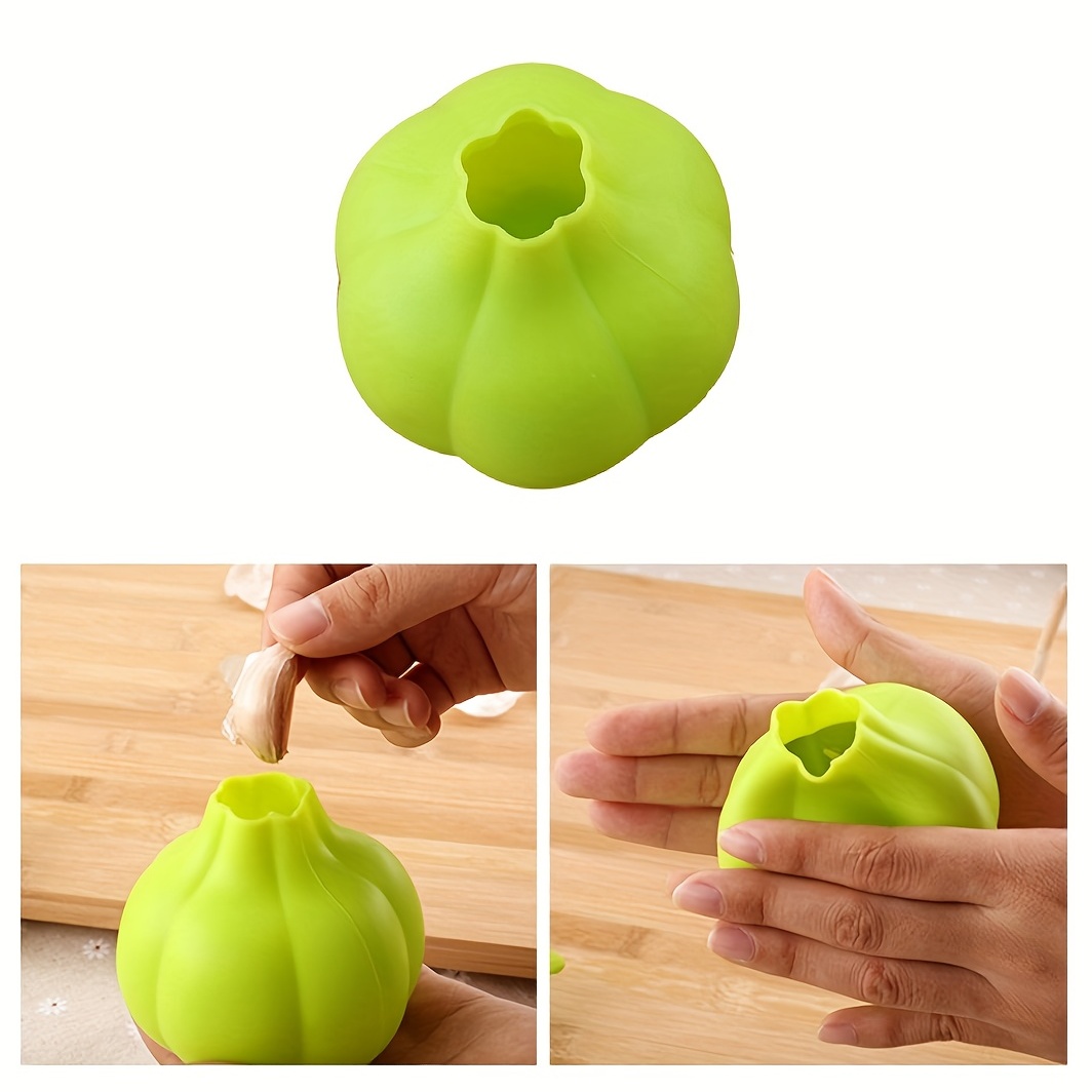 Garlic Roller Peeler, Silicone Garlic Roller Peeler, Sealed Bottom Rub Garlic  Peeler, Manual Garlic Roller Peeler, Practical Household Kitchen Gadgets  For Peeling Garlic - Temu