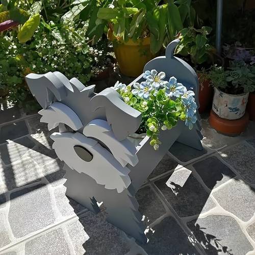 1pc Hot Selling Cute Animal Shaped Dog Seed Pot - Perfect for Indoor and Outdoor Garden Decoration!