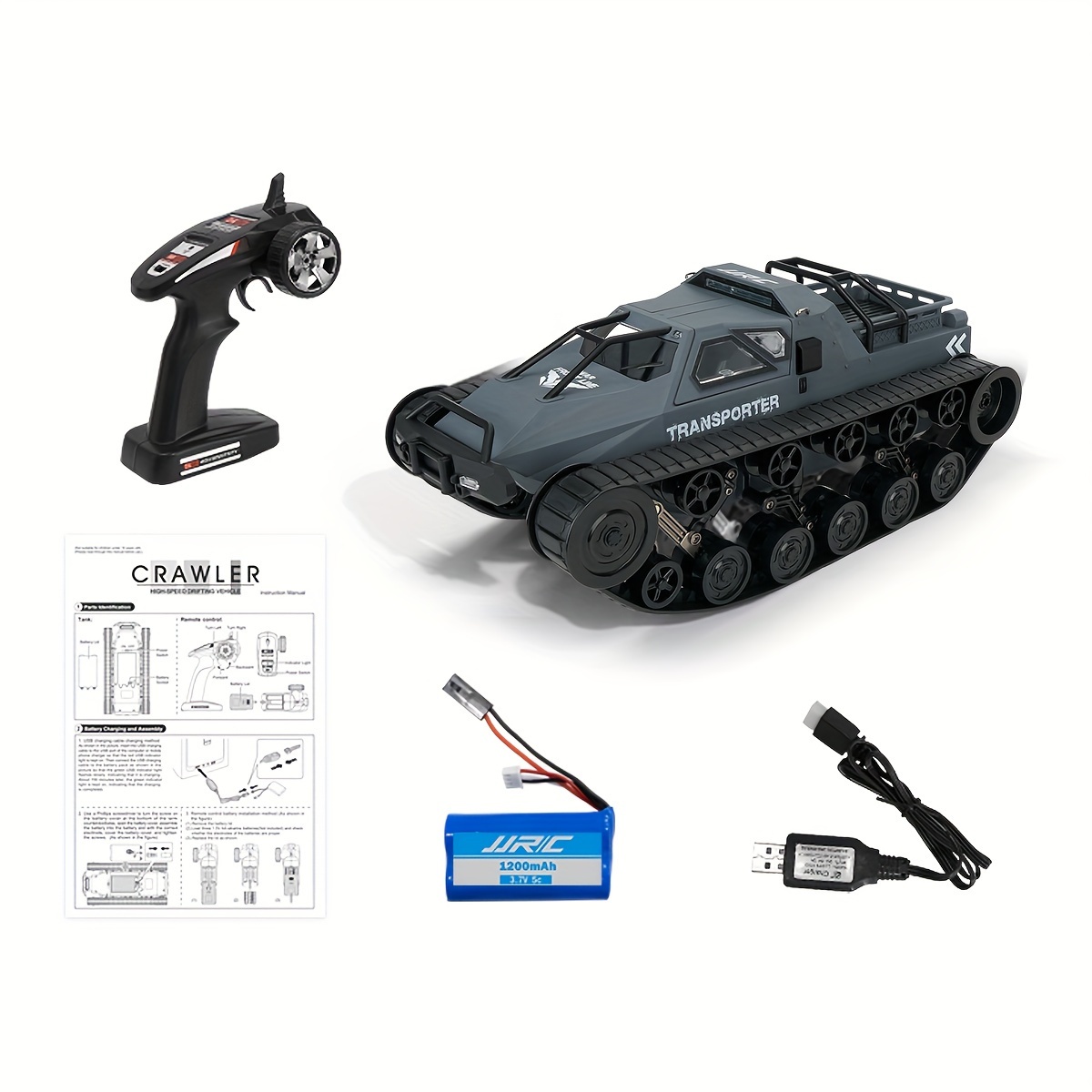 1/12 Scale 2.4ghz 12km/h High Speed Remote Control Tank 360