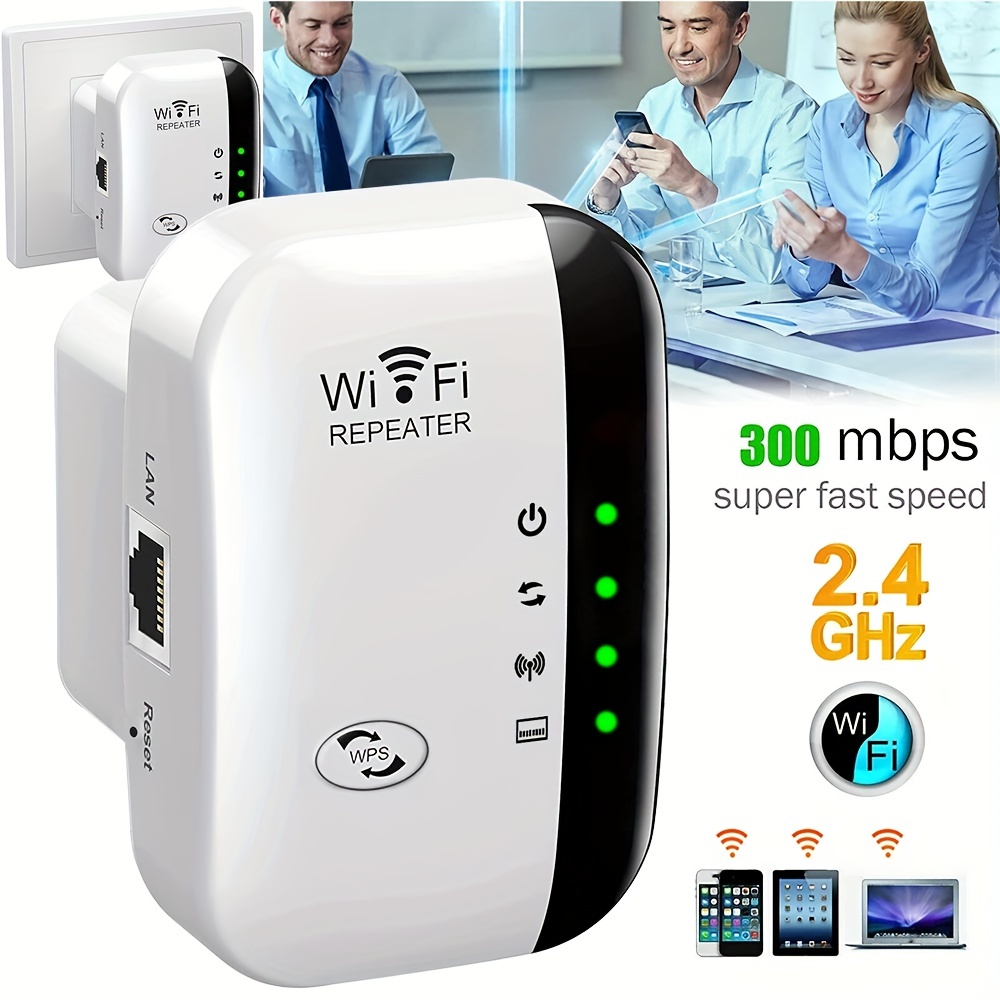 Us Plug Wifi Extender Wifi Signal Booster Up To 3000 Sq.ft - Temu