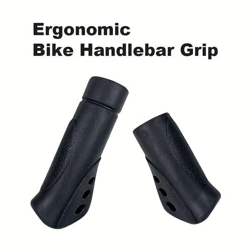 

2pcs Bike Handle Grips, Non-slip-rubber Bicycle Handlebar Grips For Beach Cruiser Razor Scooter Foldable Mountain Bicycle Tricycle Bmx Mtb