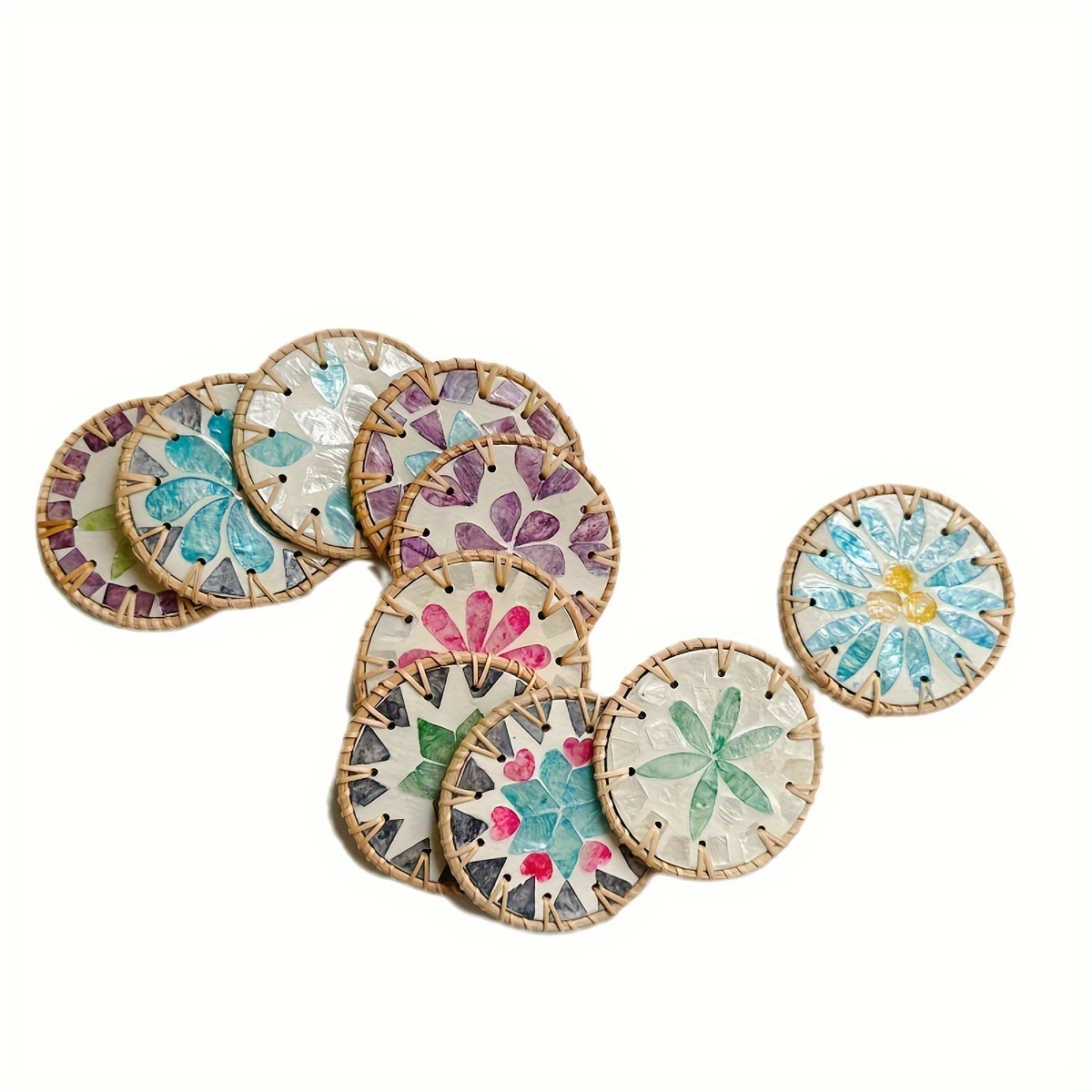 Colorful Shell Insulated Teapot Tea Cup Mat - Temu