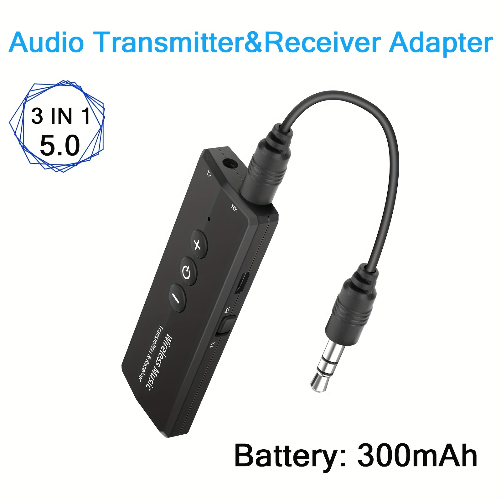 Bluetooth 4.0 Transmitter Audio Wireless Adapter Klinke 3,5 Stereo BEST