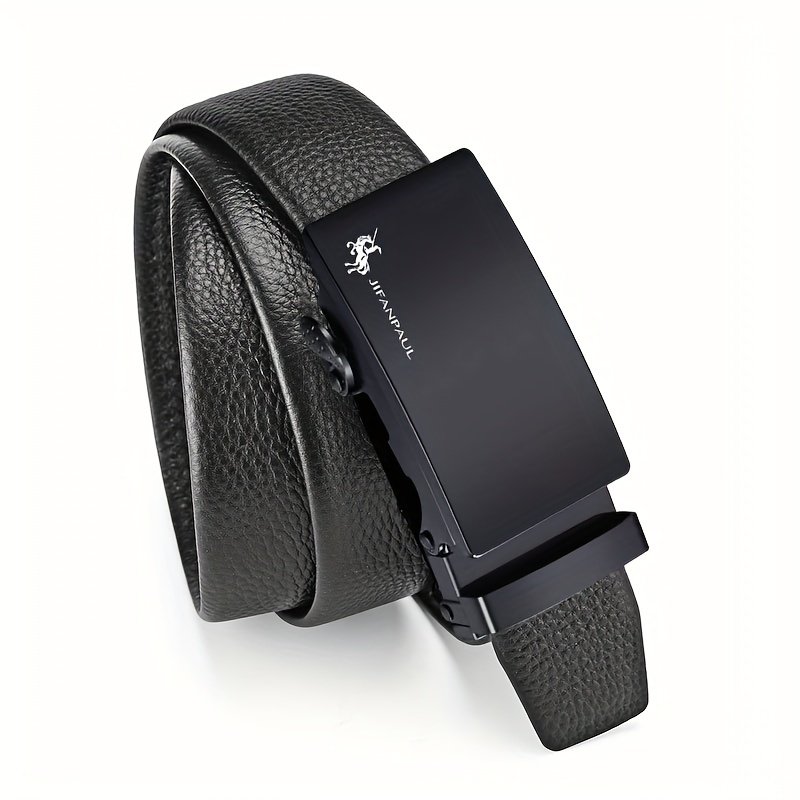 Men's Fashion Pu Automatic Buckle Belt For Wedding Daily (without