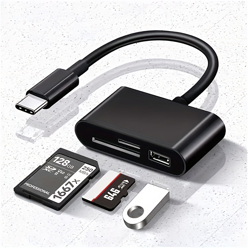 Lettore Di Schede SD/TF, Alta Velocità Adattatore USB C 3.0 a Sd