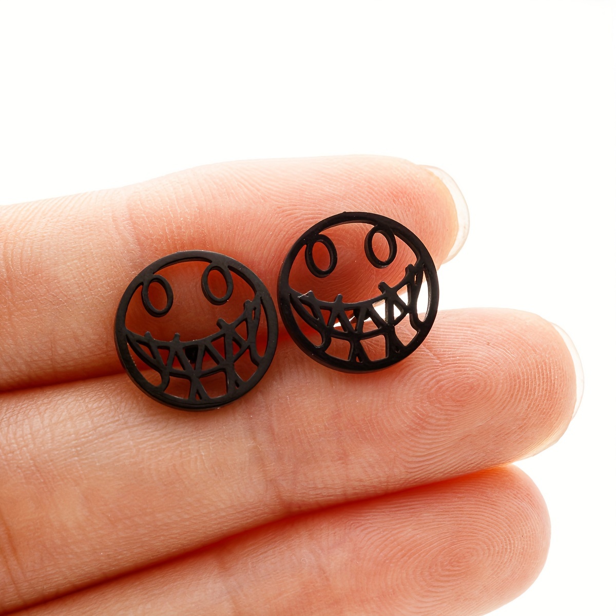 Mens Face Earrings 