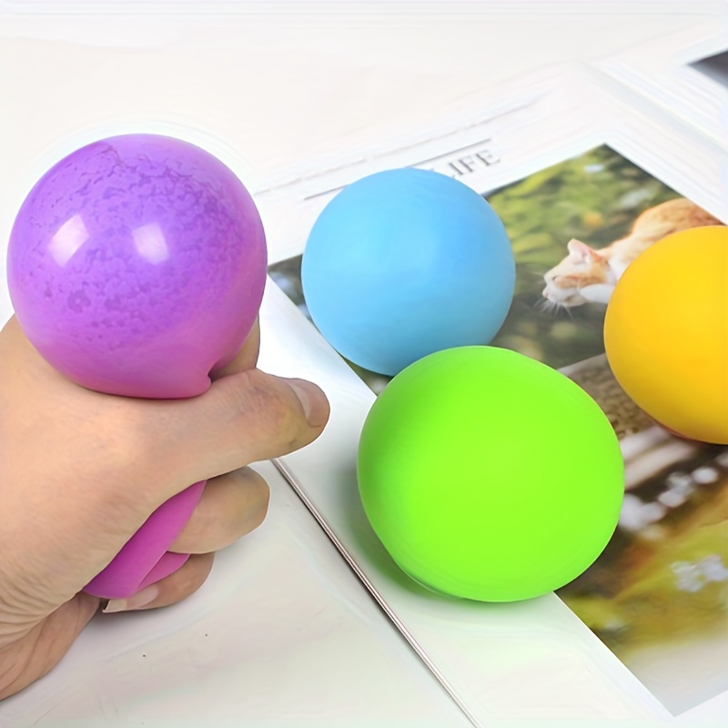 Raisin en Filet | Jouets sensoriels balles Anti-Stress Raisin en Maille  colorée | Balles Anti-Stress colorées élastiques Douces pour Les Sports la