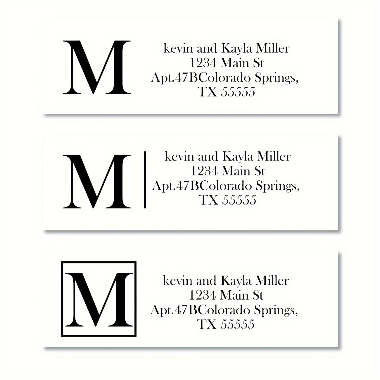 Personalized Return Address Labels Wedding - Set of 240 Elegant Custom Mailing  Labels for Envelopes, Self Adhesive Flat Sheet Rectangle Personalized Name  Stickers for Wedding Invitations (Heart 2)