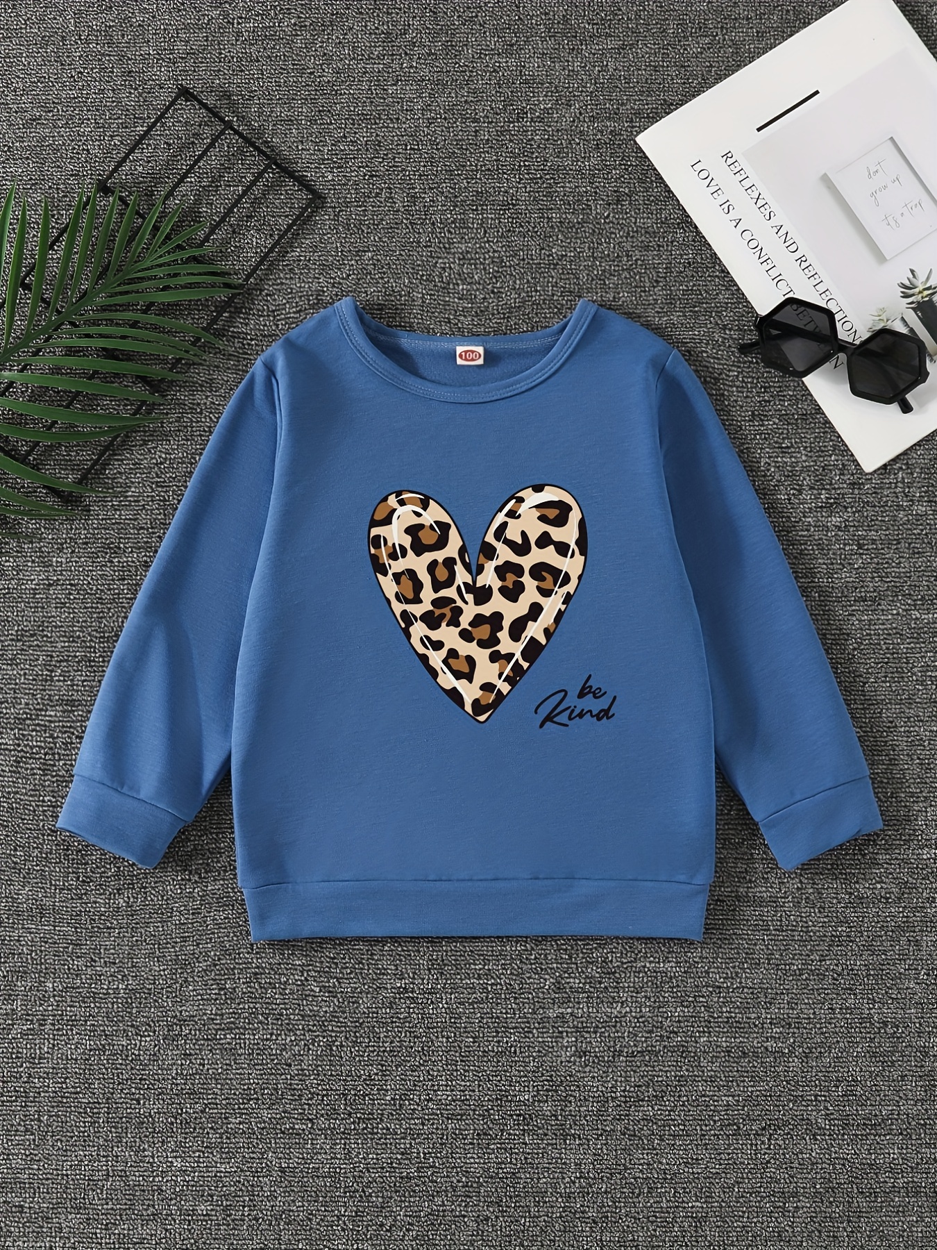 Leopard Heart Sweatshirt