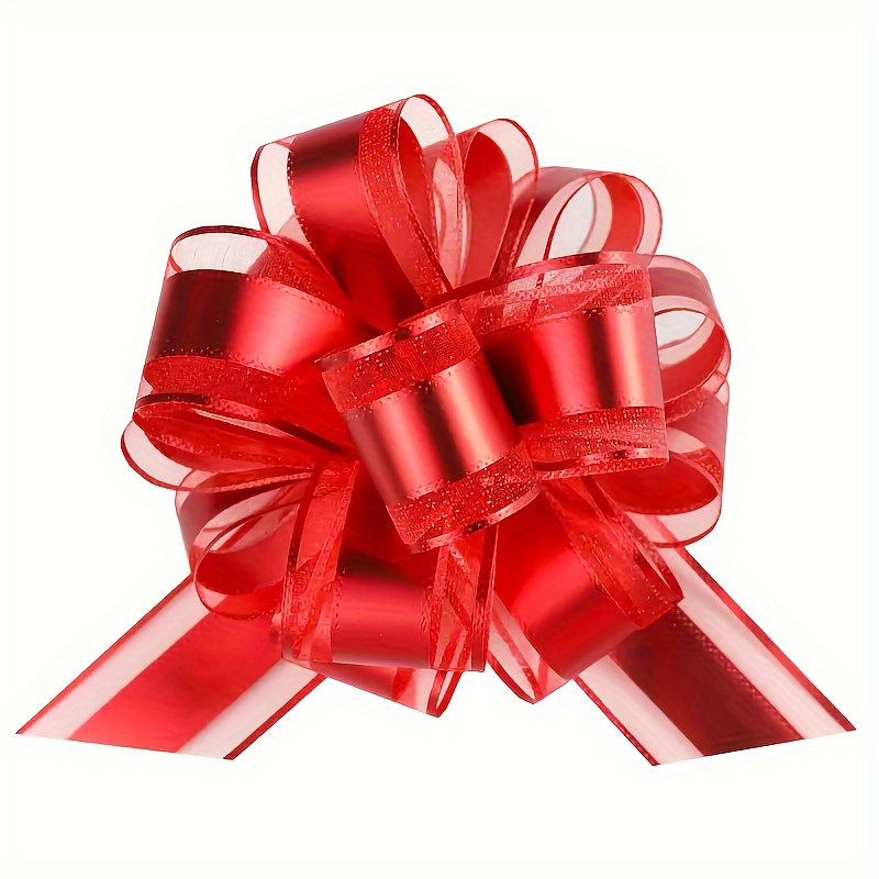 Large Christmas Pull Bows For Gift Wrapping Ribbon Bows - Temu