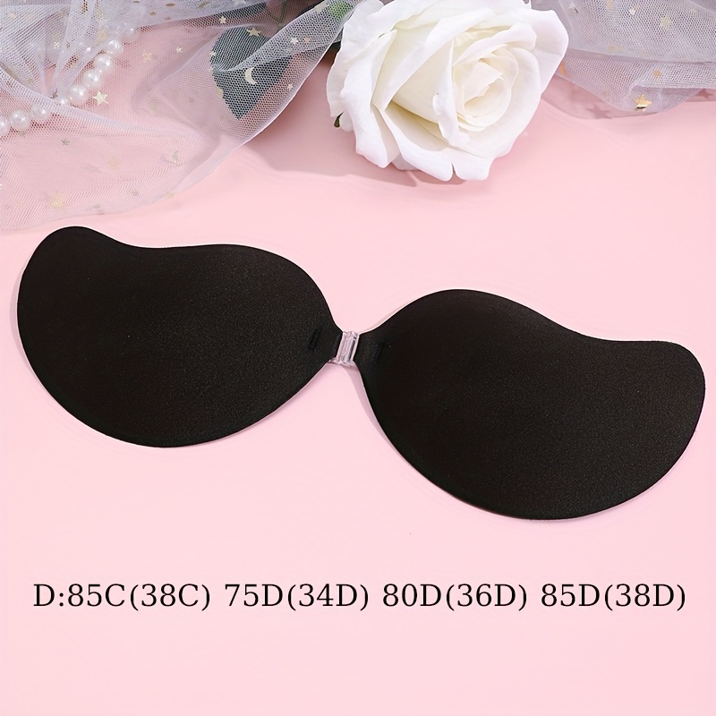 1pc Apricot Mango Bra With Silicone & No Steel Ring, Invisible And  Strapless Adhesive Thicken Breathable Breast Sticker With Front Closure