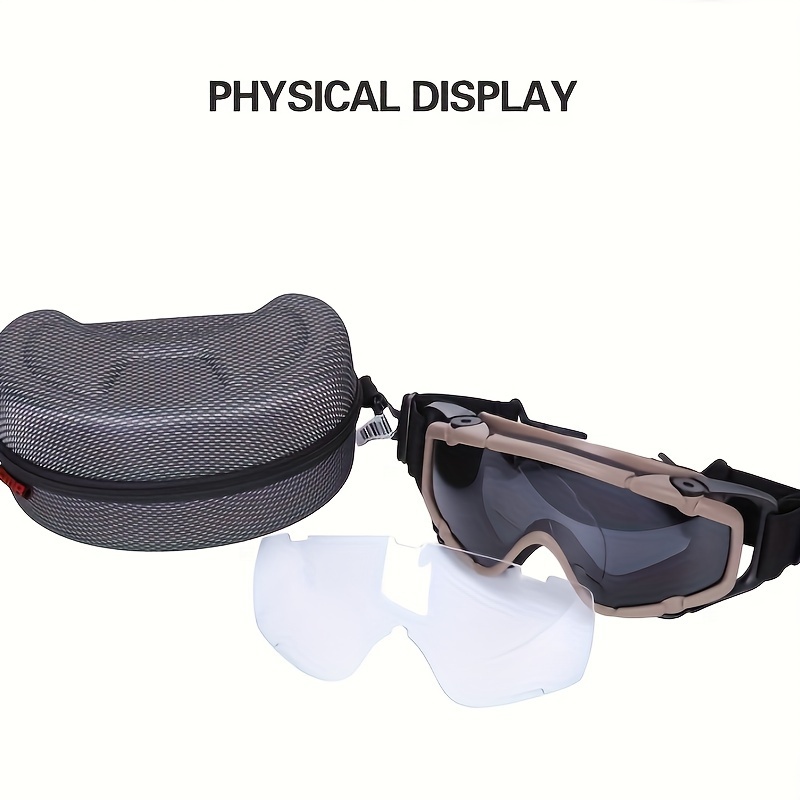 Tactical Ballistic Goggles Dust proof Wind proof Sand proof - Temu Canada