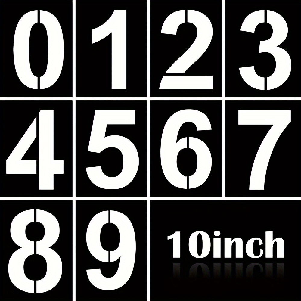 Letter Stencils Numbers Craft Stencils Kit Reusable Plastic - Temu