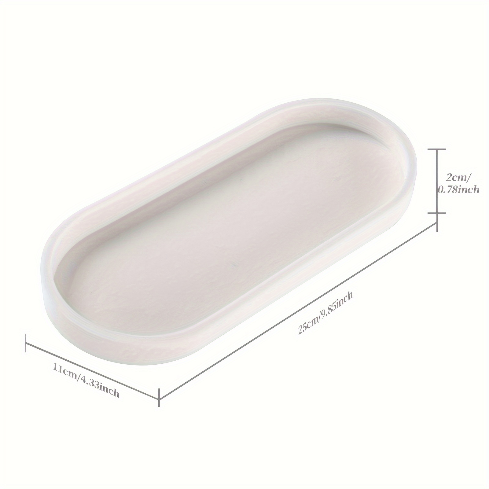 Countertop And Vanity Tray Shatterproof Silicone Kitchen And - Temu