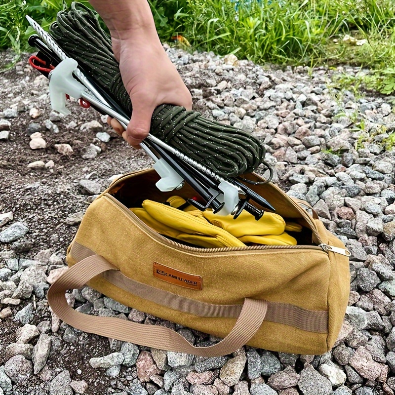 Outdoor Camping Nail Storage Bag Canopy Accessories Portable Hand