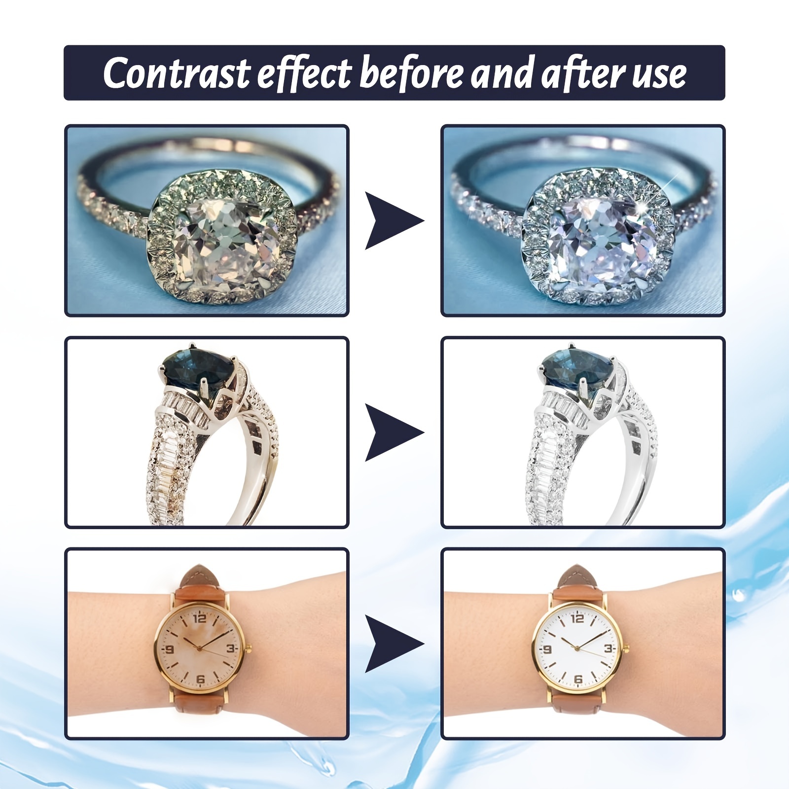 Jewelry Cleaner for Watch and Diamond Ring Maintenance