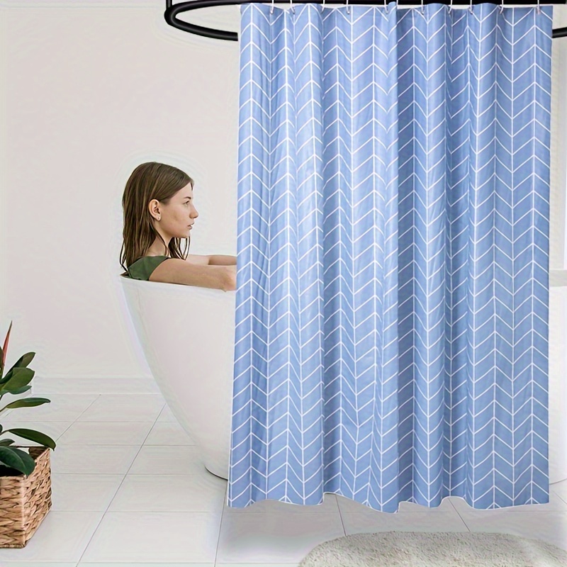 Small Checkered Shower Curtain Waterproof Shower Curtain - Temu